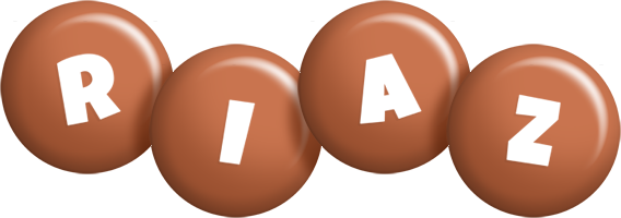 Riaz candy-brown logo