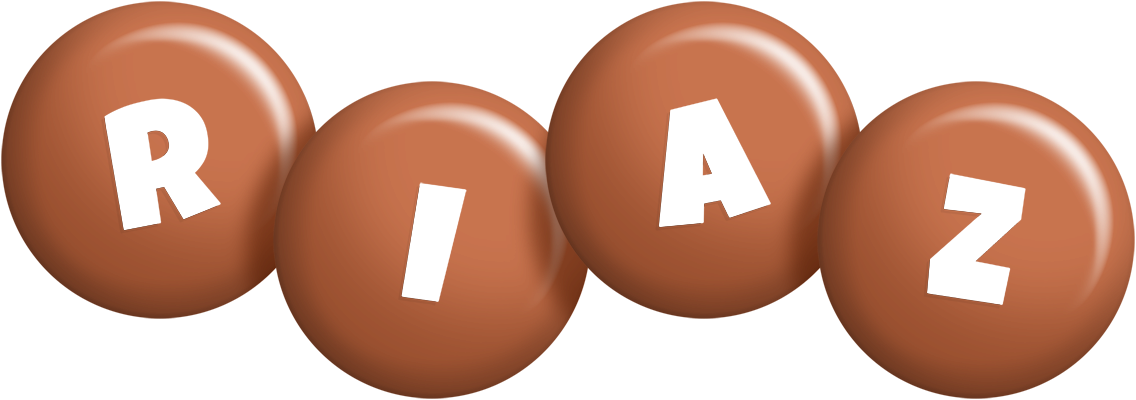 Riaz candy-brown logo