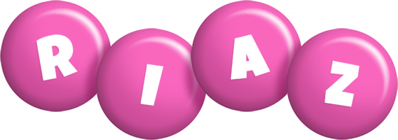 Riaz candy-pink logo