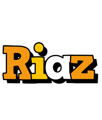 Riaz cartoon logo