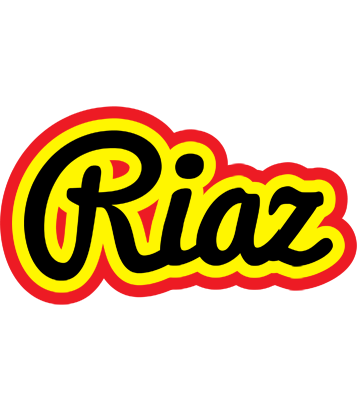 Riaz flaming logo