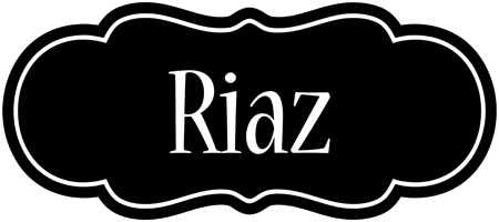 Riaz welcome logo