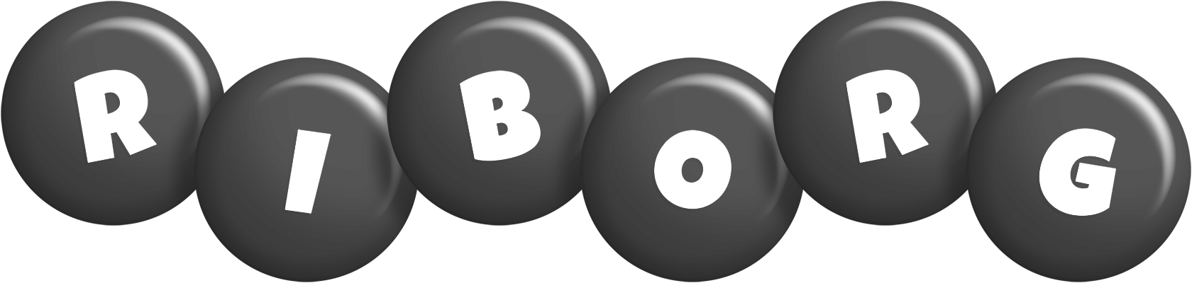 Riborg candy-black logo