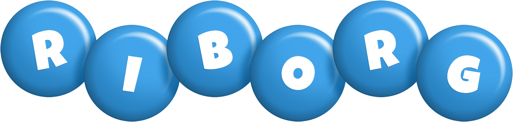 Riborg candy-blue logo