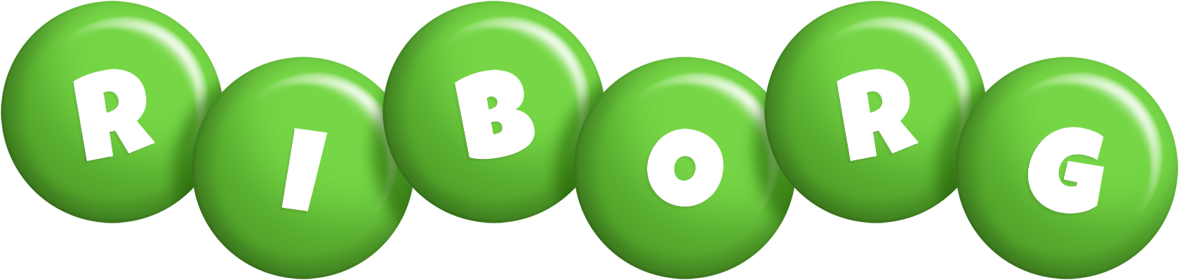 Riborg candy-green logo