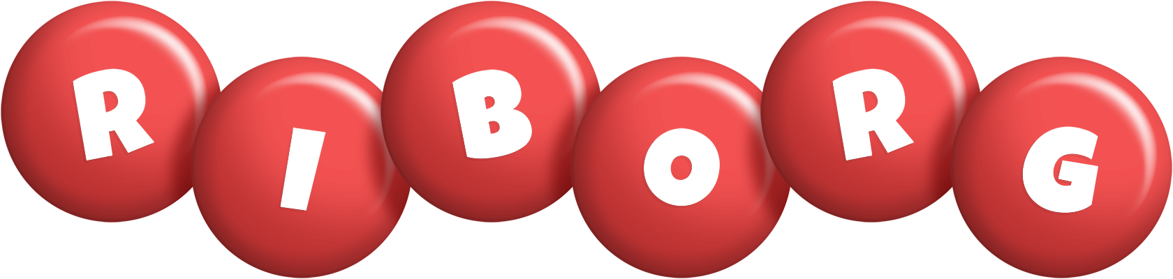 Riborg candy-red logo