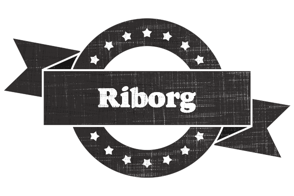 Riborg grunge logo