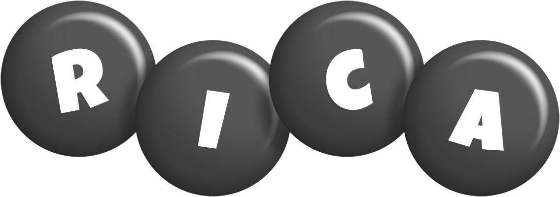 Rica candy-black logo