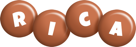 Rica candy-brown logo