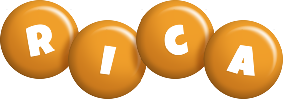 Rica candy-orange logo