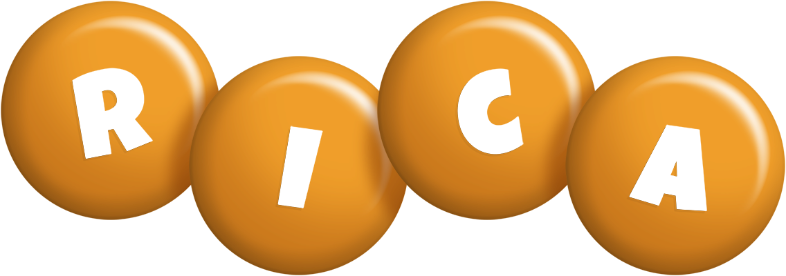 Rica candy-orange logo