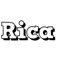 Rica snowing logo