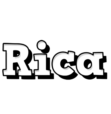 Rica snowing logo