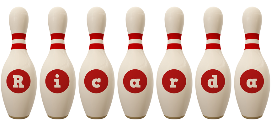 Ricarda bowling-pin logo