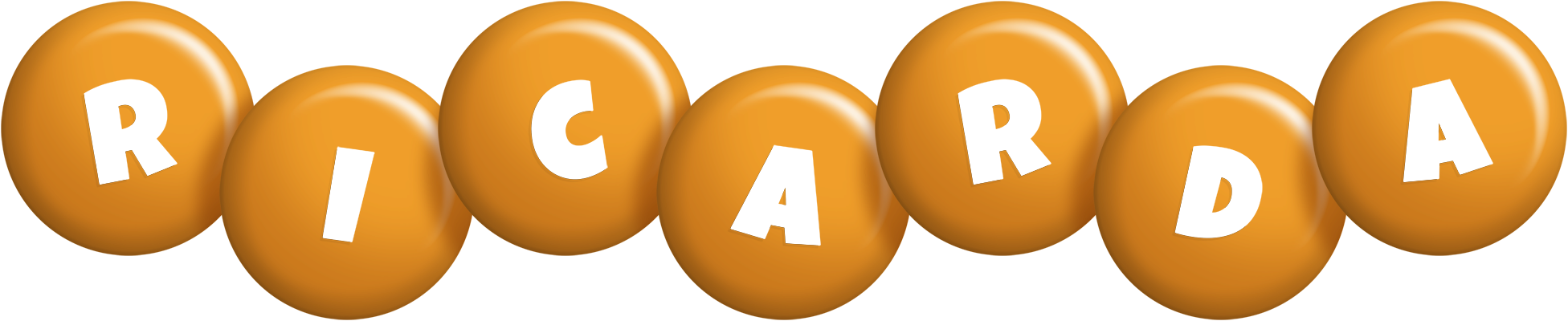 Ricarda candy-orange logo