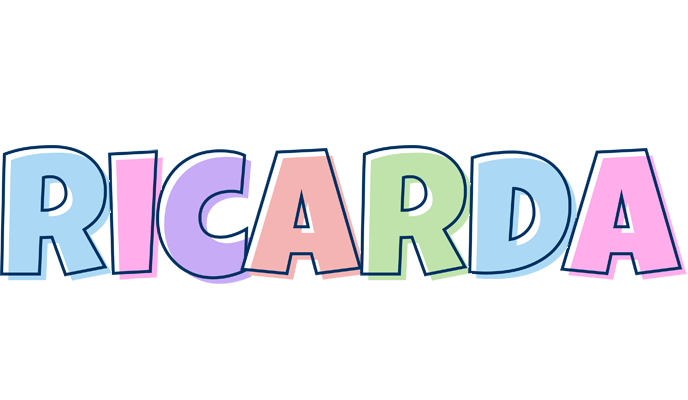 Ricarda pastel logo