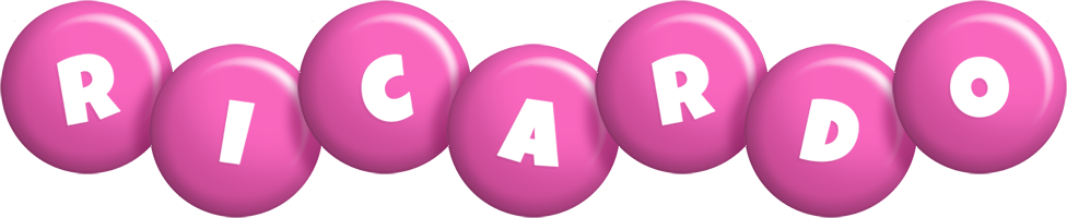 Ricardo candy-pink logo