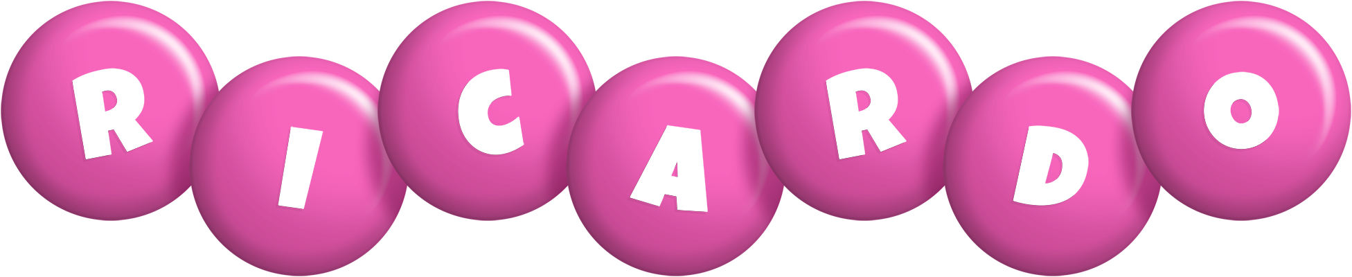 Ricardo candy-pink logo