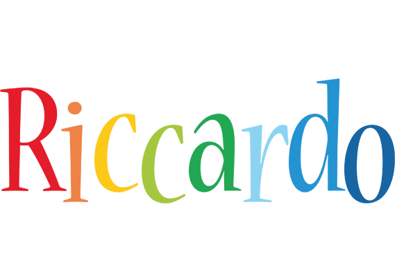 Riccardo birthday logo