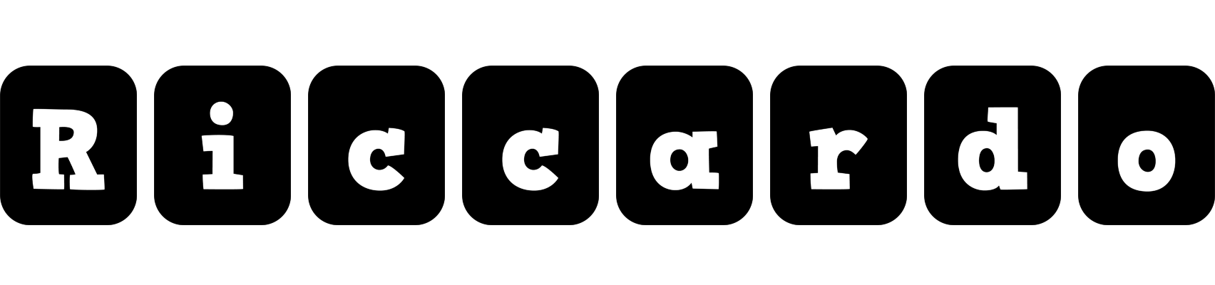 Riccardo box logo