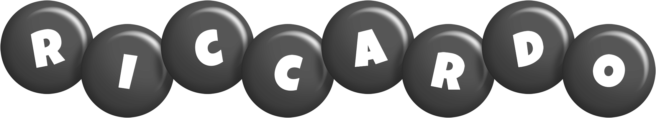Riccardo candy-black logo
