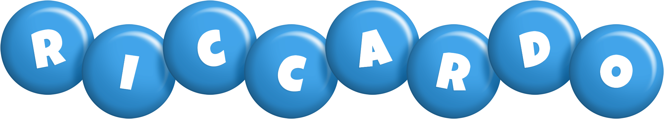 Riccardo candy-blue logo
