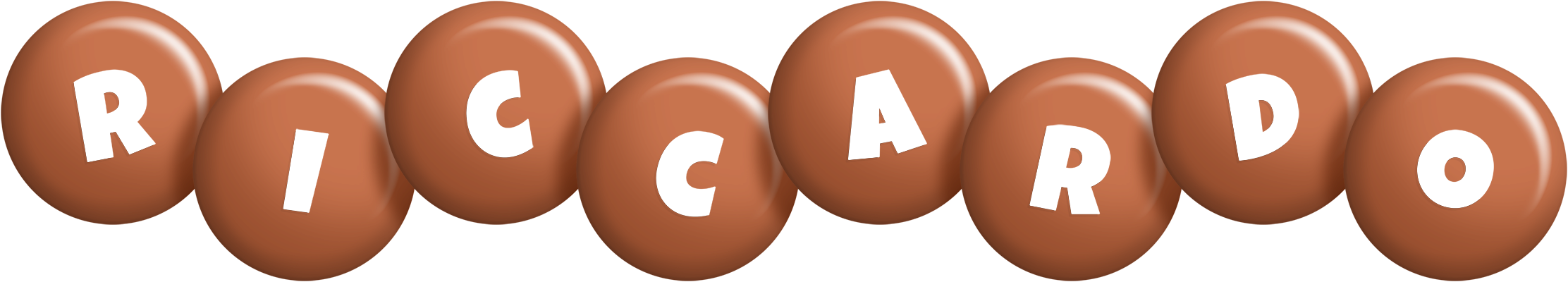 Riccardo candy-brown logo