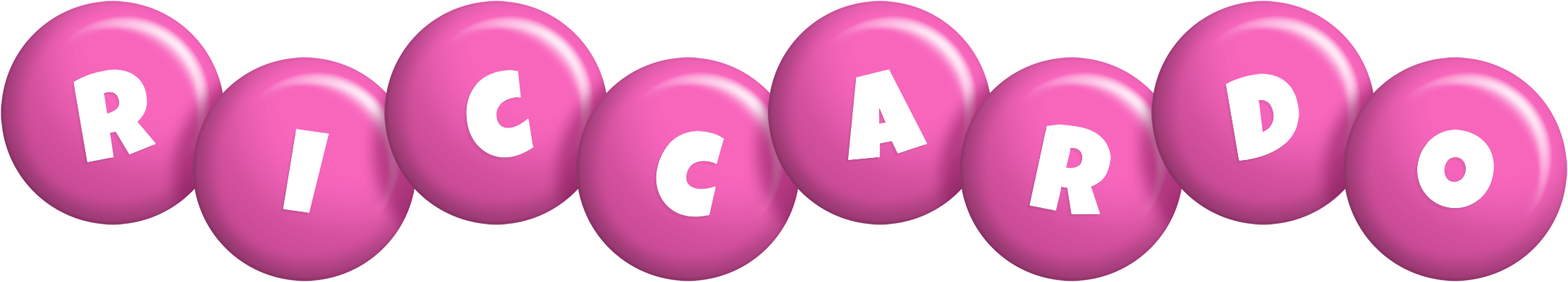 Riccardo candy-pink logo