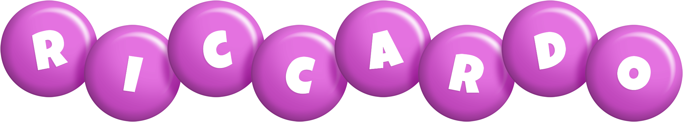 Riccardo candy-purple logo