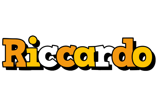Riccardo cartoon logo