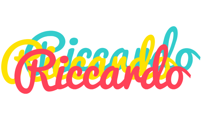 Riccardo disco logo
