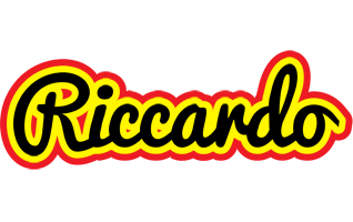 Riccardo flaming logo