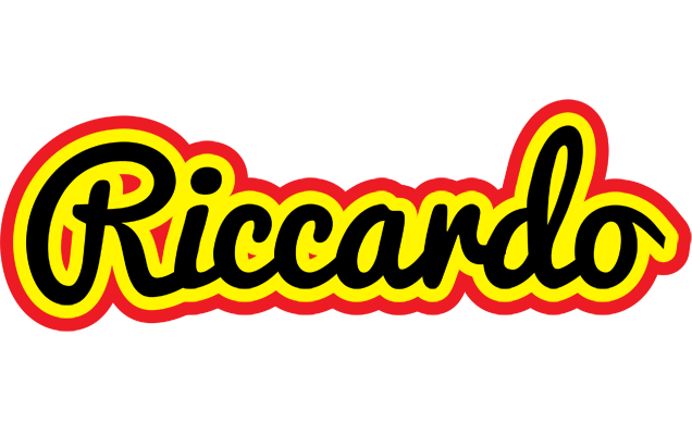 Riccardo flaming logo