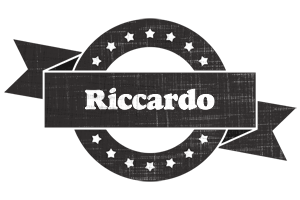 Riccardo grunge logo