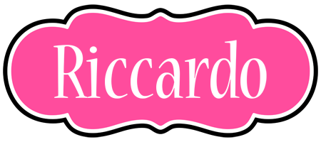 Riccardo invitation logo