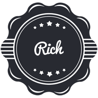Rich badge logo