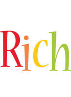 Rich birthday logo