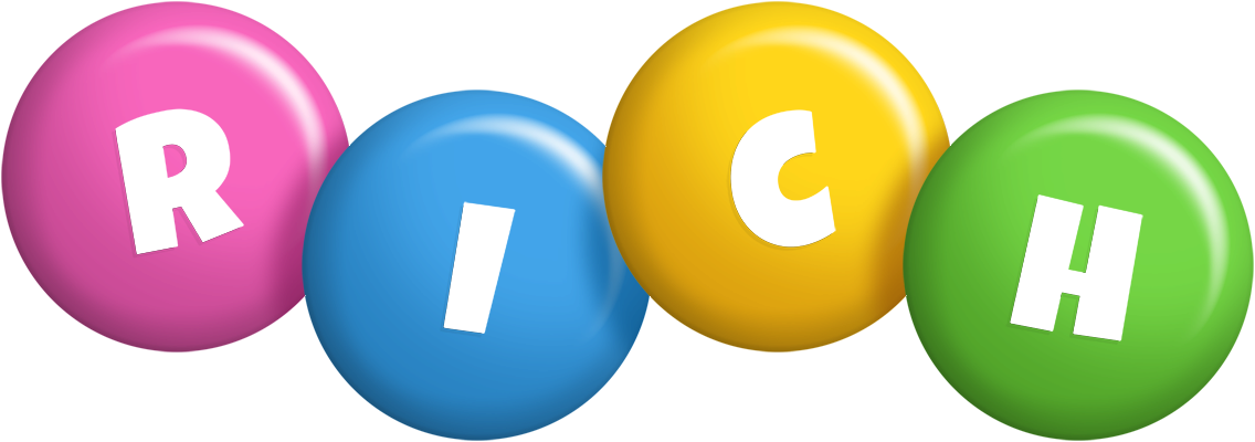 Rich candy logo