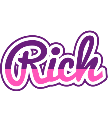 Rich cheerful logo