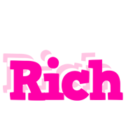 Rich dancing logo