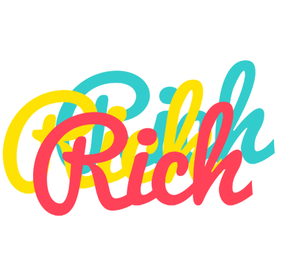 Rich disco logo