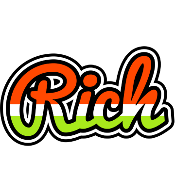 Rich exotic logo