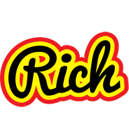 Rich flaming logo