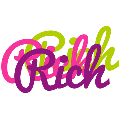 Rich flowers logo