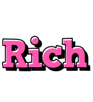 Rich girlish logo