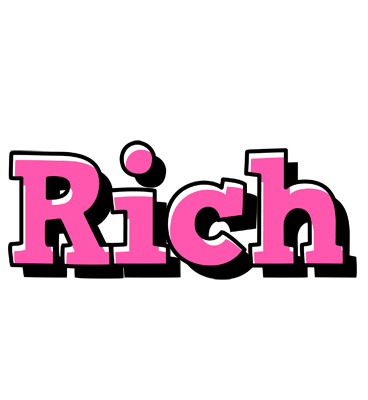 Rich girlish logo