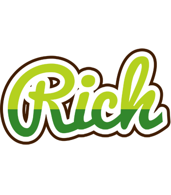 Rich golfing logo