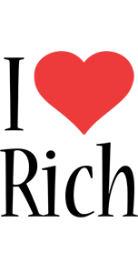 Rich i-love logo