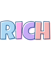 Rich pastel logo