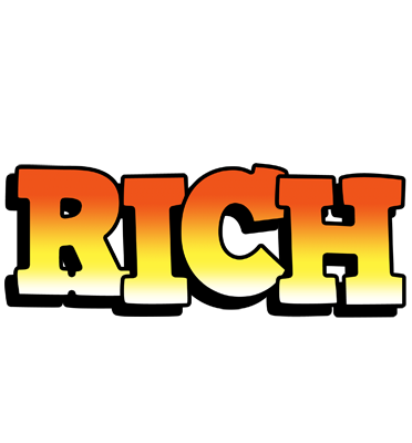 Rich sunset logo